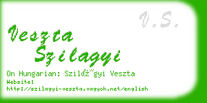 veszta szilagyi business card